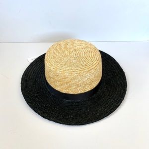 NWT Who What Wear Boater Hat